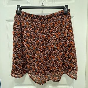 floral skirt